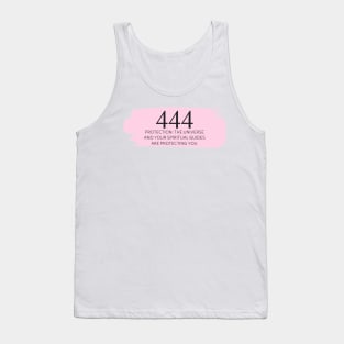 444 Angel Number pink Tank Top